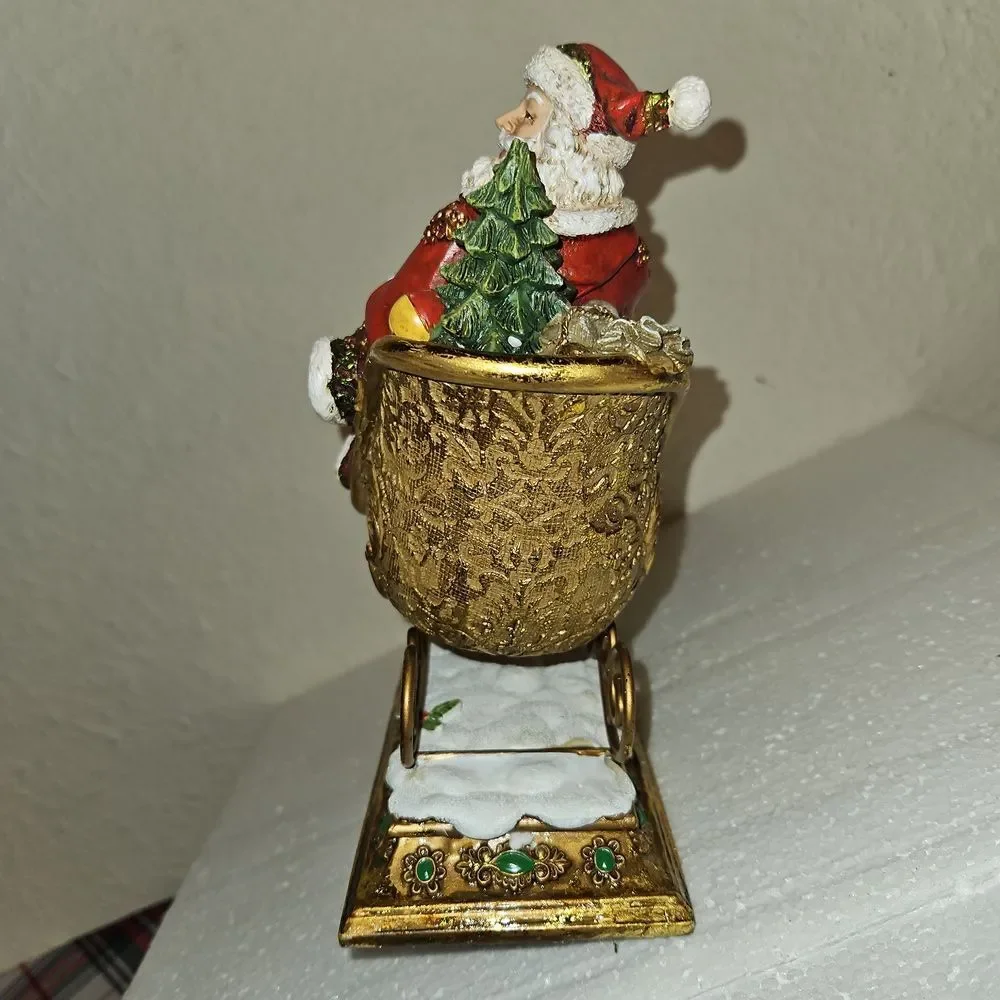 Joseph's Studio Festive Santa and Reindeer Stocking Holder Set